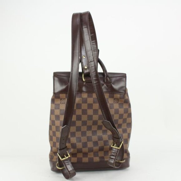Louis Vuitton Damier Ebene Soho Backpack 12lv2 - Picture 10 of 12
